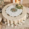 Скатерть круглая "celebration" 220см ,бежевый, 100% хлопок,твил,пропитка Lefard (850-734-28)