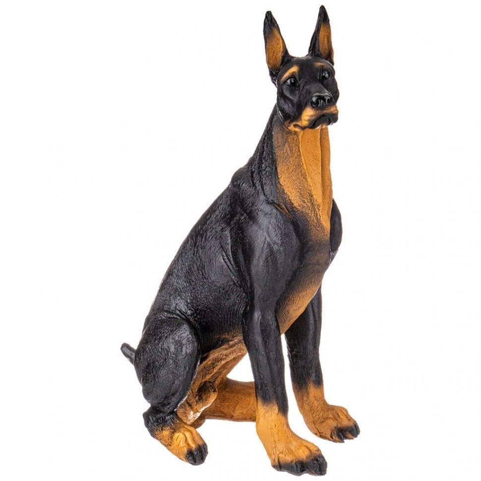 Фигурка декоративная "собака доберман" высота 45 см ИП Шихмурадов (169-465)