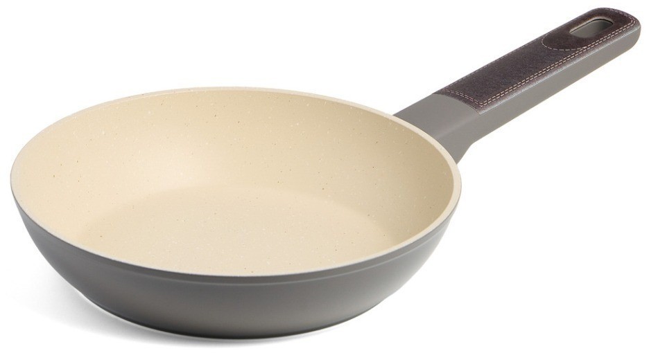 Сковорода с антипригарным покрытием pfluon marble, 20*4,5 см Agness (902-100)