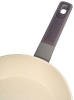 Сковорода с антипригарным покрытием pfluon marble, 20*4,5 см Agness (902-100)