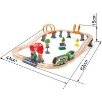 Железная дорога с поездом на солнечных батарейках (E3762_HP)