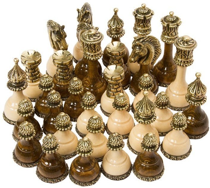 Шахматные фигуры Королевские большие 804, Haleyan (32805)