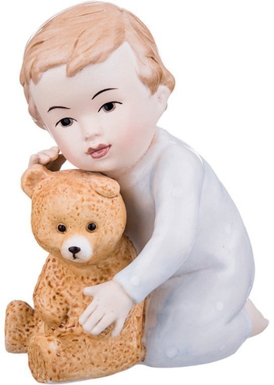 Статуэтка "мальчик с медвежонком" 7,5*5*10,5 см. Lefard (461-266)