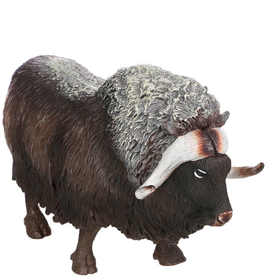 Набор фигурок животных серии "Мир диких животных": овцебык, бобер, волк, белка (набор из 5 предметов) (MM211-219)