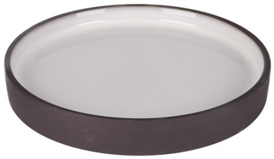 Тарелка E735-P-08184/21, 21 см, керамика, grey, ROOMERS TABLEWARE