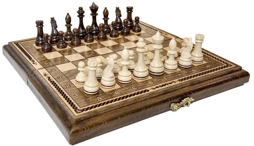 Шахматы + нарды резные "Олимпик 1" 30, Ustyan (64439)