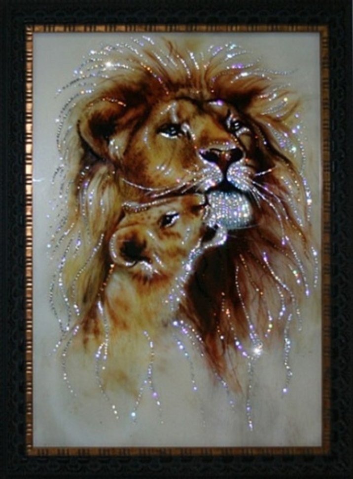 Картина Король Лев с кристаллами Swarovski (1723)