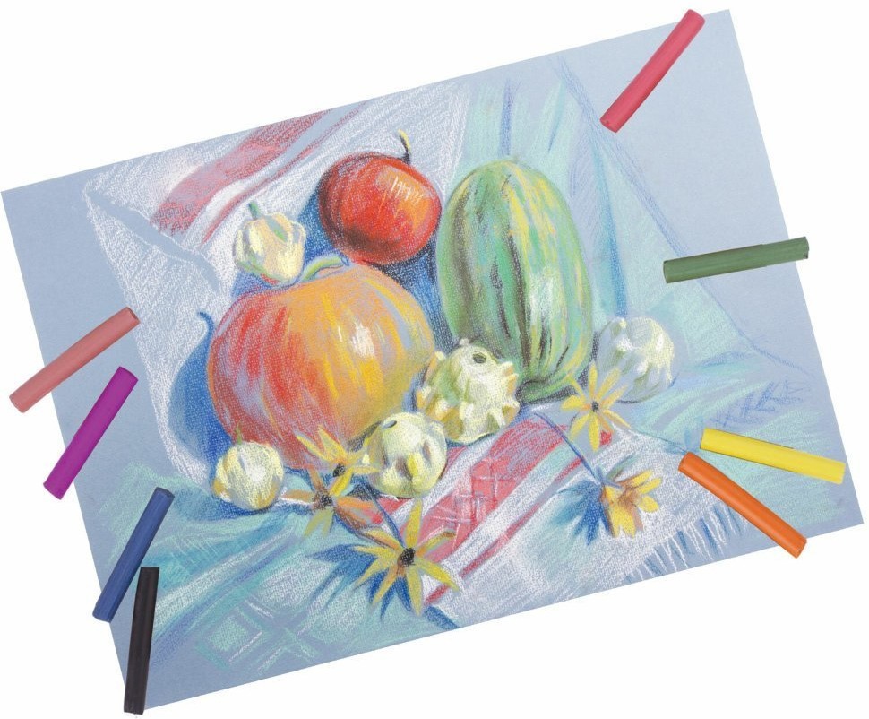 Пастель сухая художественная Brauberg Art Debut 54 цвета круглое сечение 181462 (64969)