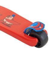 Самокат 3-колесный Juicy R 120/80 мм, красный/синий (2022972)