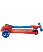 Самокат 3-колесный Juicy R 120/80 мм, красный/синий (2022972)