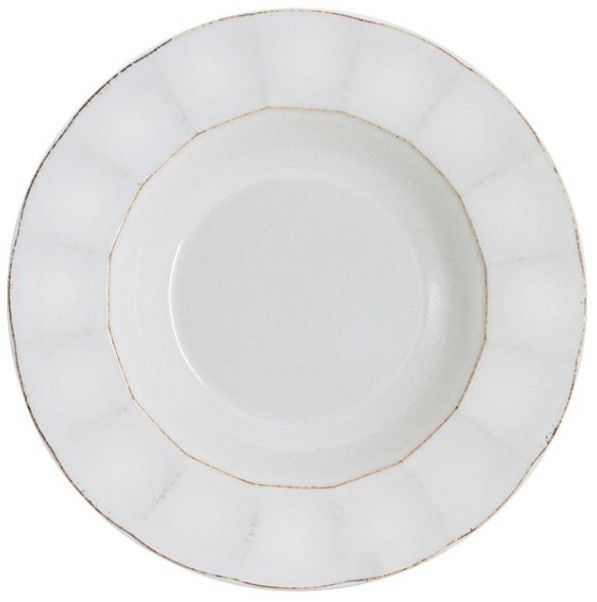 Тарелка суповая Paris белый, 25 см, 0,4 л - MC-G854200681D0196 Matceramica