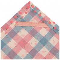 Набор полотенец из 2-х шт &quot;ягодное пироженое&quot;,50х30см, мах перс+рогожка  роз. 100% хлопок SANTALINO (850-453-99)