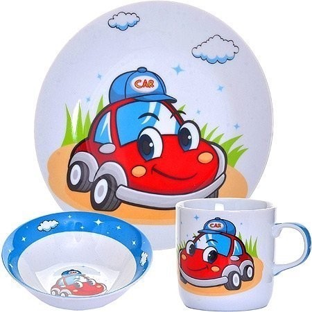 Детский набор посуды Машинка LORAINE (30547)