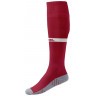 Гетры футбольные JOGEL CAMP ADVANCED SOCKS, гранатовый/белый (2092900)