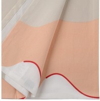 Скатерть из хлопка бежевого цвета с авторским принтом из коллекции freak fruit, 170х250 см (69820)