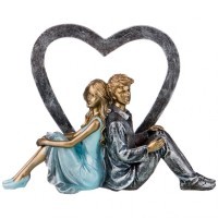 Статуэтка &quot;влюбленные&quot; 22*7,5*16,5 см. серия &quot;фьюжн&quot; Lefard (162-706)
