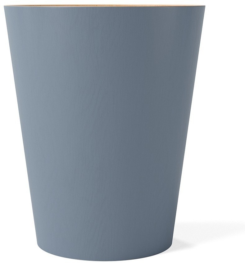 Корзина для мусора woodrow, 7,5 л, серо-голубая (78708)