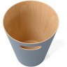 Корзина для мусора woodrow, 7,5 л, серо-голубая (78708)