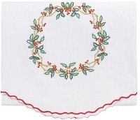 Дорожка на стол festive wreath из коллекции new year essential, 45х150 см (77777)