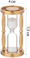 Часы песочные высота 7.5см диаметр 4 см ALBERTI LIVIO (646-096)