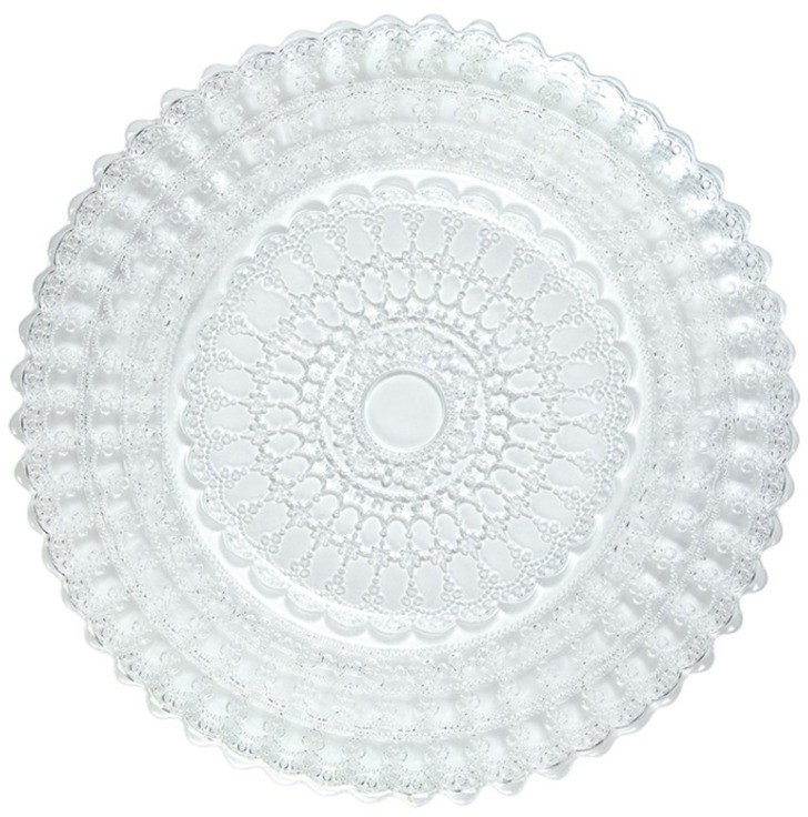 Тарелка LHEL020TR003265, 26,5 см, стекло, transparent, LE COQ