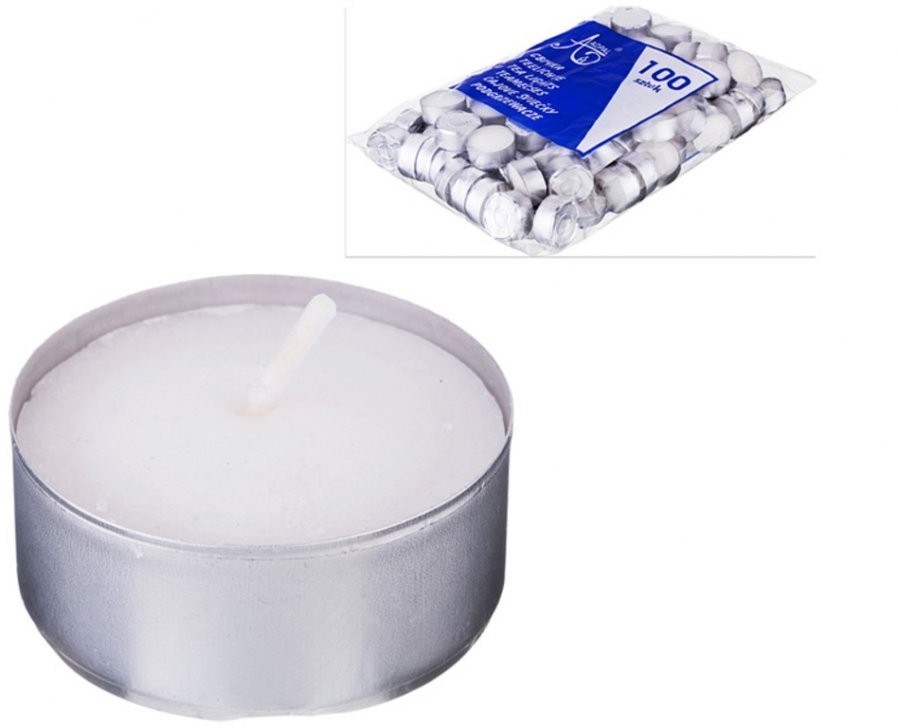 Набор свечей из 100 шт. 4*4*2 см. Adpal (348-651)