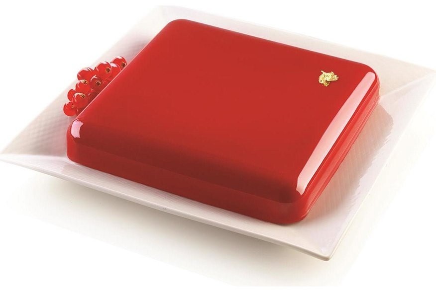 Форма для приготовления торта quadro 21 х 21 см силиконовая (70213)