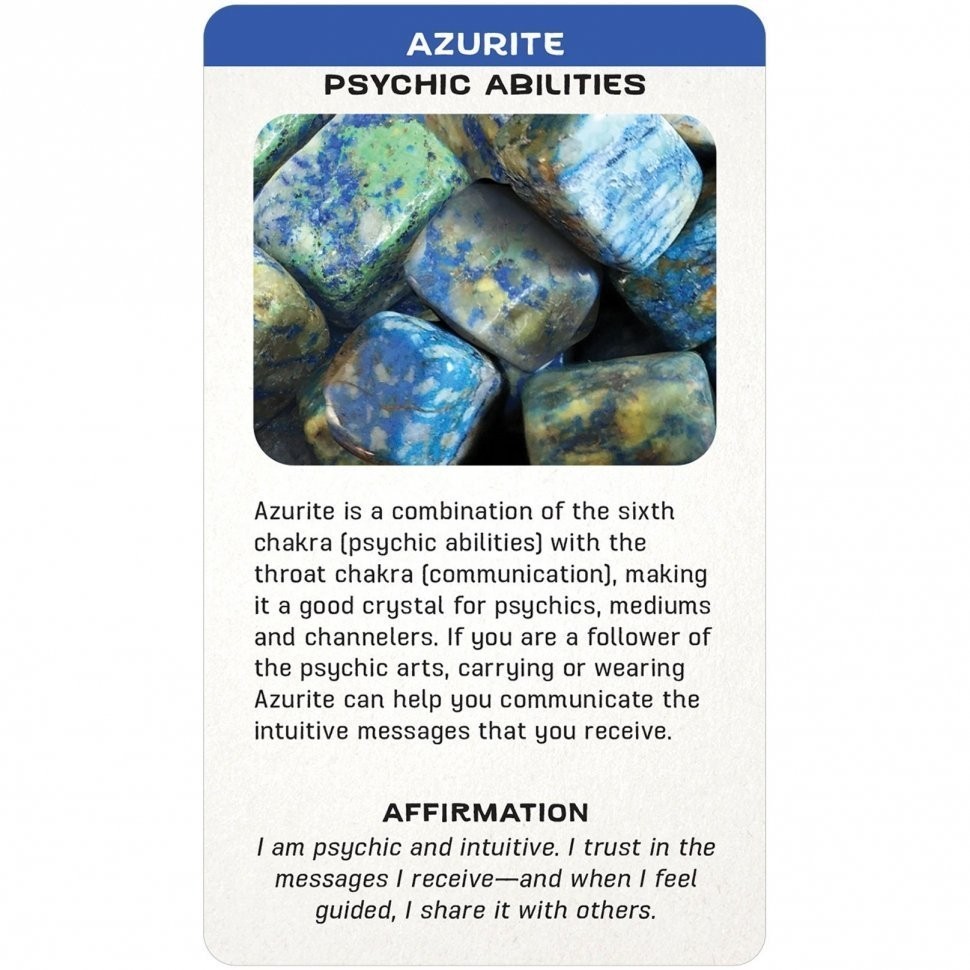 Карты Таро "Crystal Message Cards" US Games / Колода Кристальных Сообщений (46425)