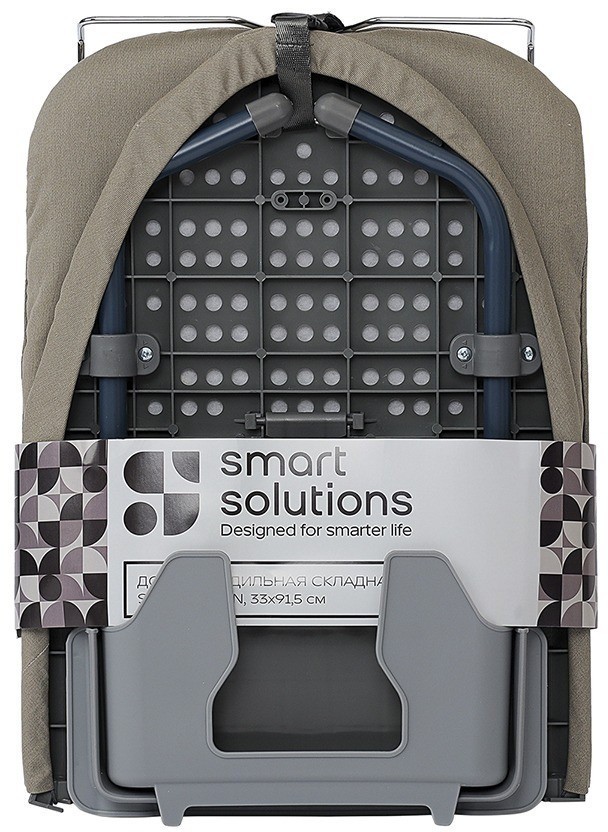 Доска гладильная складная smart iron, 91,5х33 см (77352)