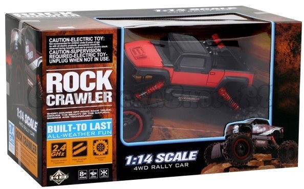 Радиоуправляемый краулер Rock Crawler 4WD 1:14 RTR 2.4G (HB-P1404)