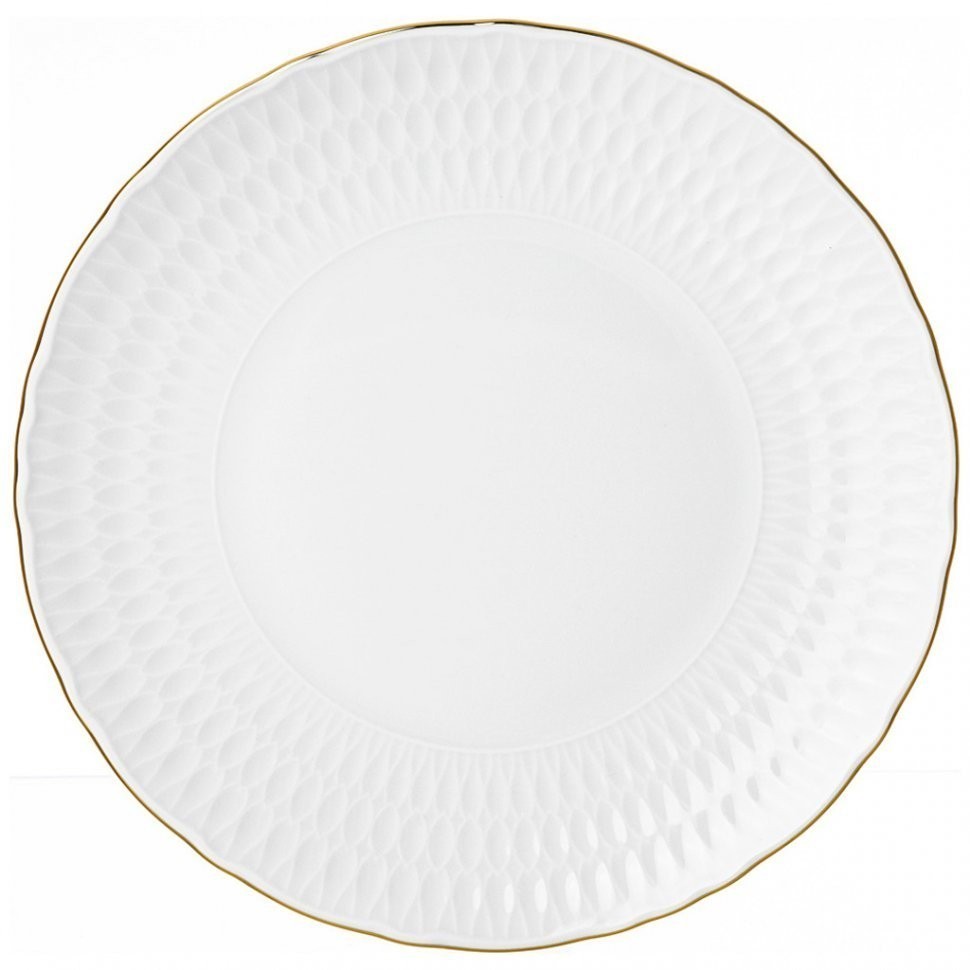 Тарелка десертная "софия отводка платина" 21 см Cmielow (676-148)