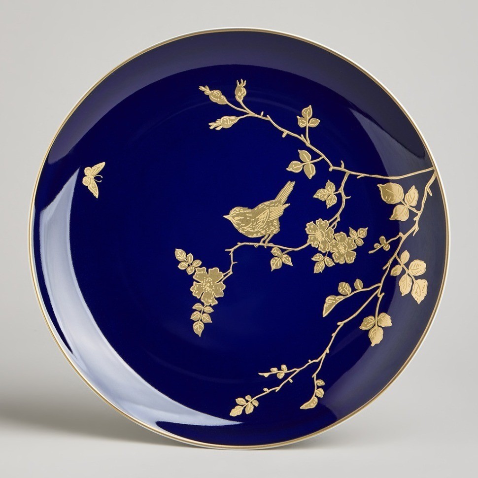 Набор тарелок закусочных lefard "golden birds" 2 шт. 22 см (419-140)