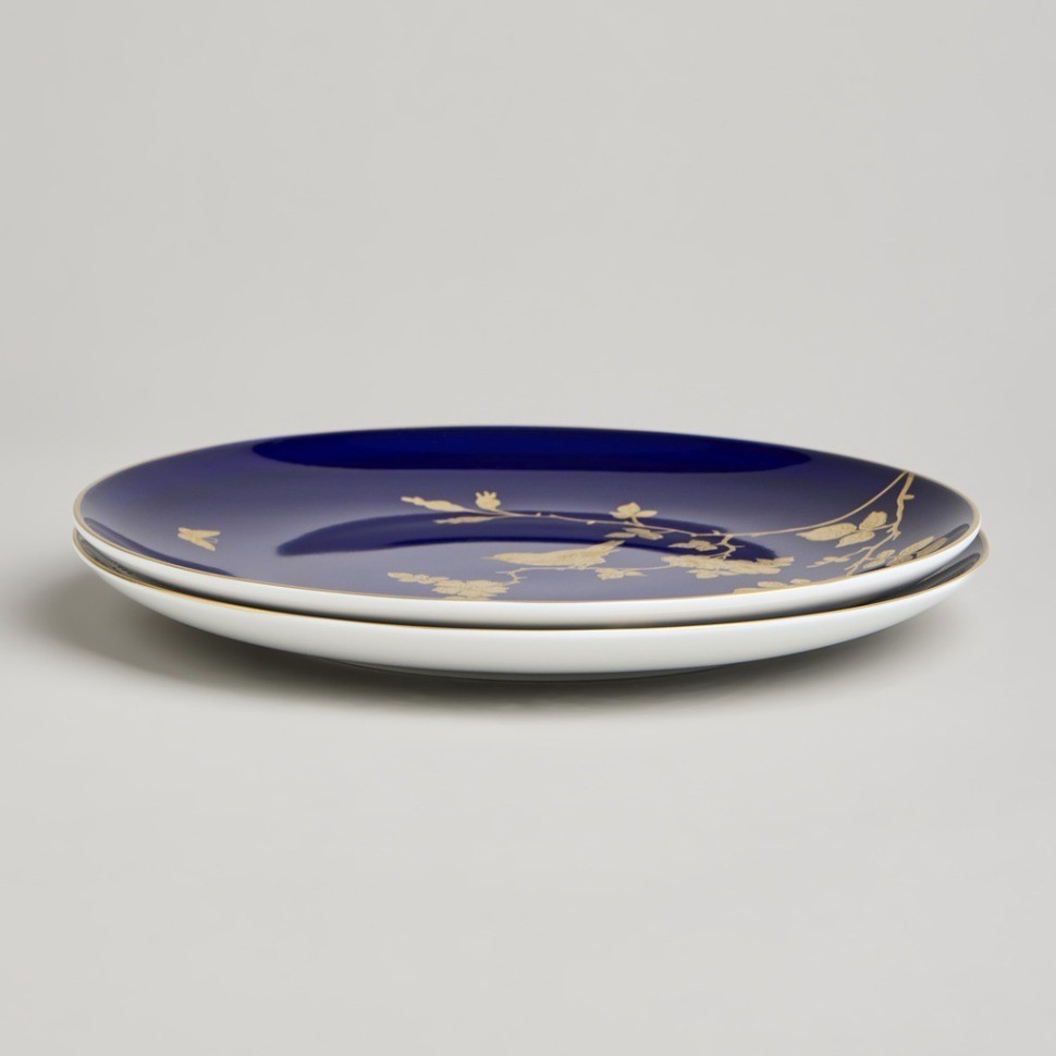 Набор тарелок закусочных lefard "golden birds" 2 шт. 22 см (419-140)