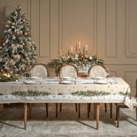 Скатерть &quot;celebration&quot; 140х400см ,бежевый,100% хлопок с пропиткой,твил Lefard (850-734-29)