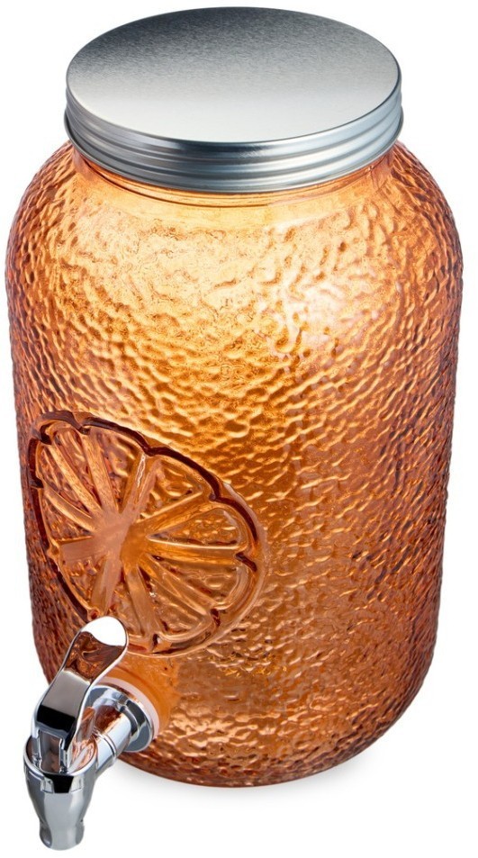 Диспенсер для напитков "orange", 16*26 см, 4 л Lefard (718-203)