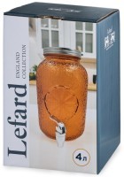 Диспенсер для напитков &quot;orange&quot;, 16*26 см, 4 л Lefard (718-203)