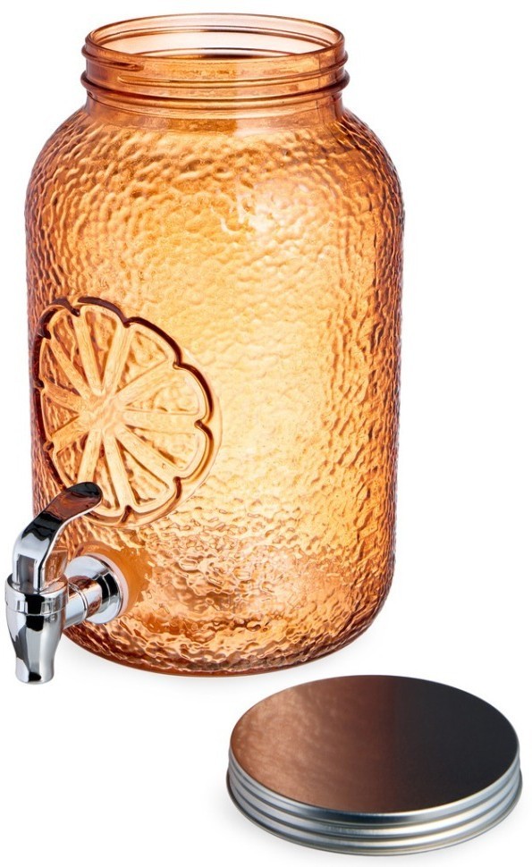 Диспенсер для напитков "orange", 16*26 см, 4 л Lefard (718-203)