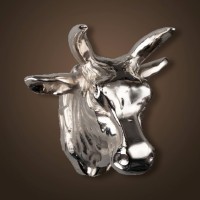 Голова быка 4046, металл, chrom, ROOMERS FURNITURE