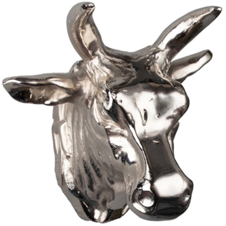 Голова быка 4046, металл, chrom, ROOMERS FURNITURE