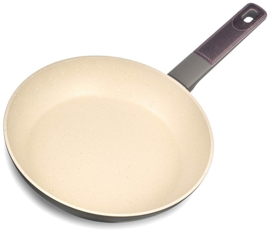 Сковорода с антипригарным покрытием pfluon marble, 24*4,8 см Agness (902-101)