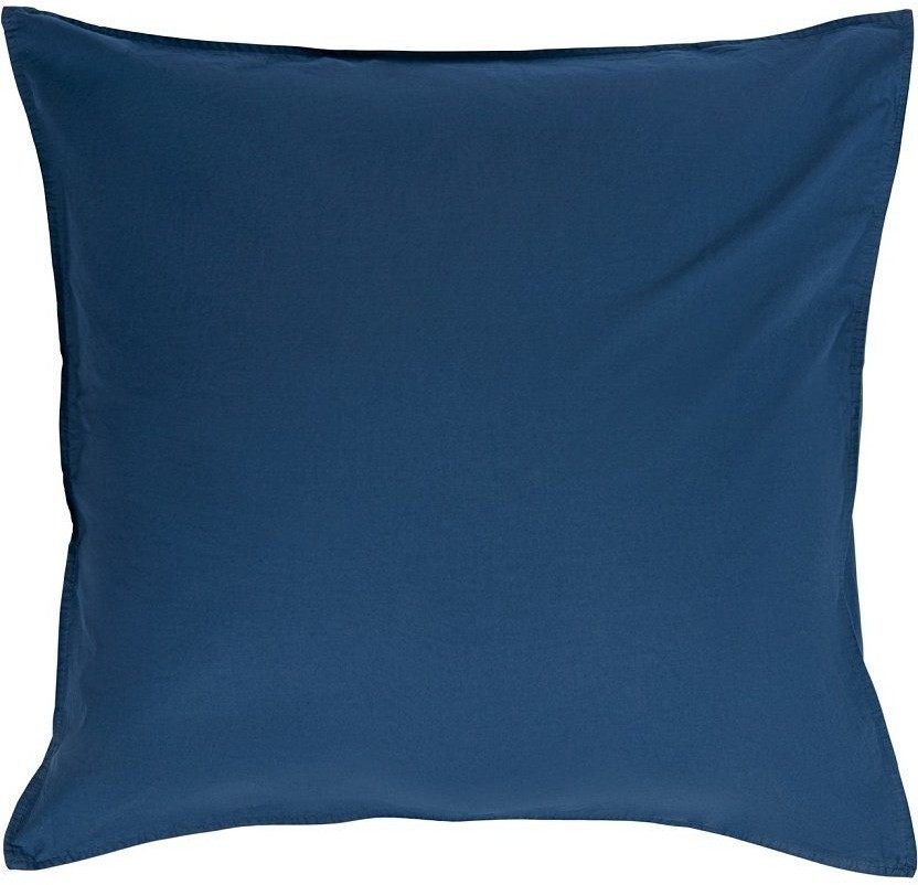 Набор из двух наволочек темно-синего цвета из органического стираного хлопка из коллекции essential, 70х70 см (69386)