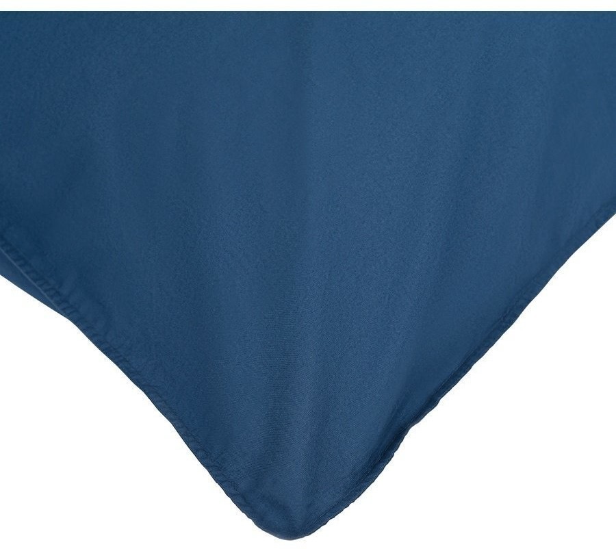 Набор из двух наволочек темно-синего цвета из органического стираного хлопка из коллекции essential, 70х70 см (69386)