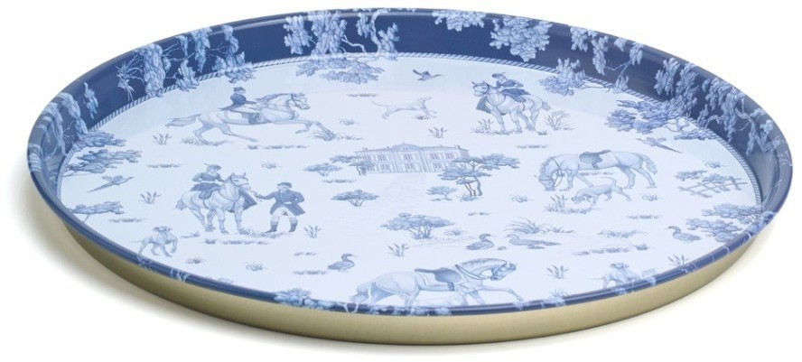 Поднос сервировочный agness "de jouy" 33*2,1 см (898-243)