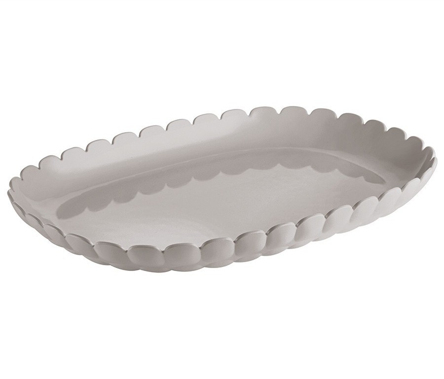 Поднос сервировочный tiffany, 45х31 см, серо-бежевый (75588)