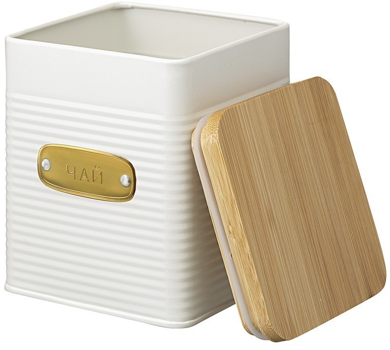 Банка для хранения чая irmel, 1,7 л, молочная (78402)