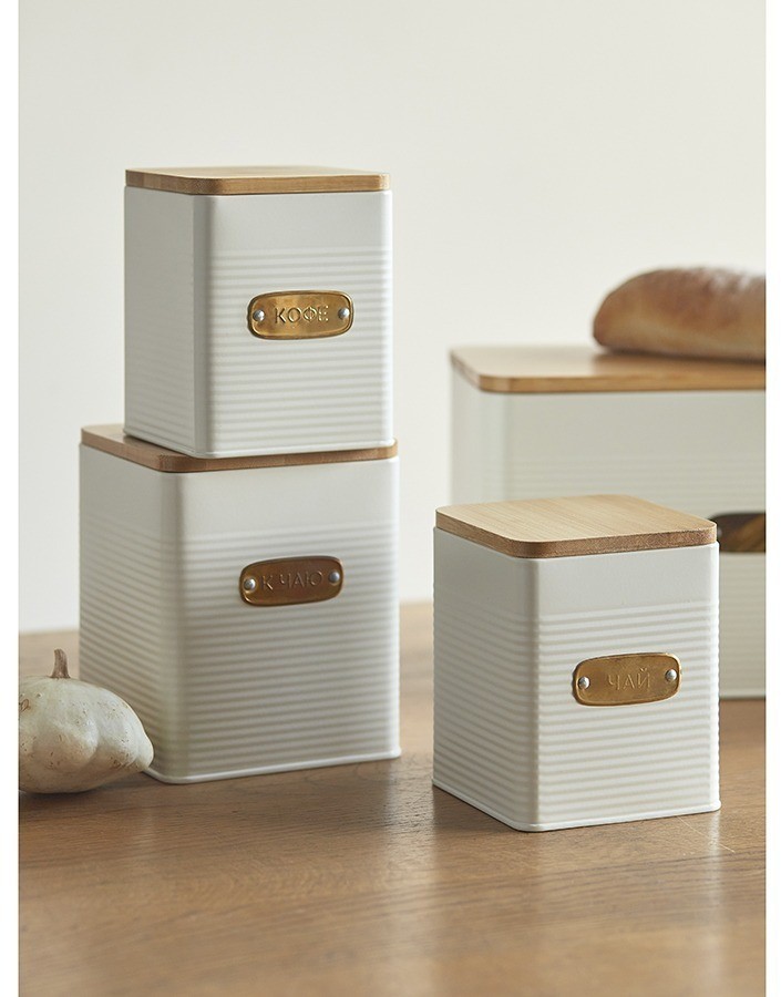 Банка для хранения чая irmel, 1,7 л, молочная (78402)