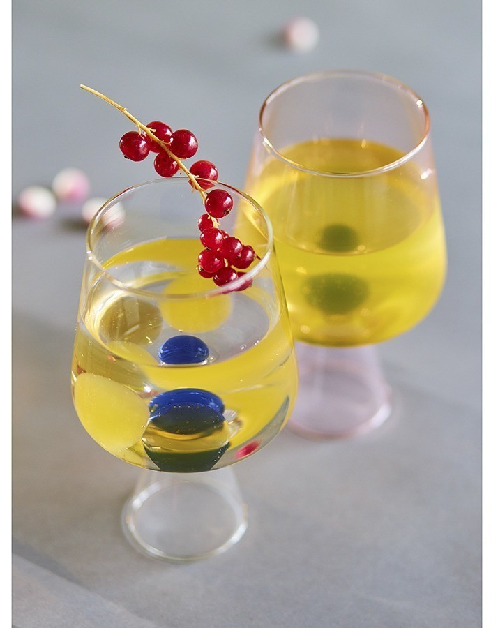 Бокал для вина orb, 400 мл, прозрачный/синий (77817)