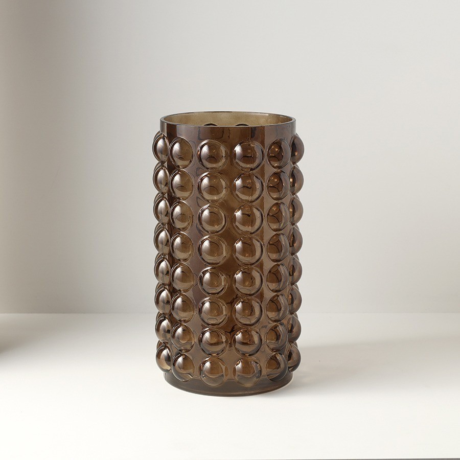 Ваза molecule, 28 см, сепия (79407)