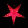 Светильник подвесной star с кабелем 3,5 м и патроном под лампочку e14, 60 см., красный (63447)
