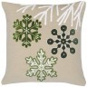 Подушка декоративная с вышивкой snow flakes из коллекции new year essential, 45х45 см (75361)